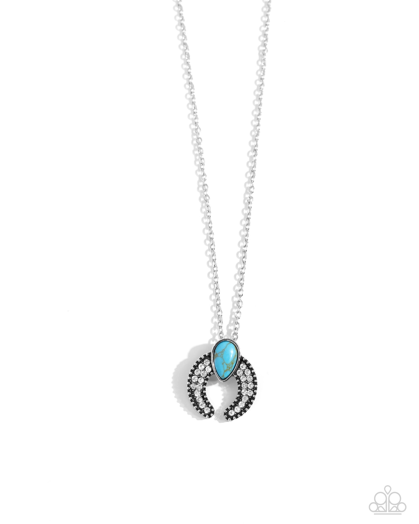 Paparazzi - Horseshoe Haute - Blue Necklace