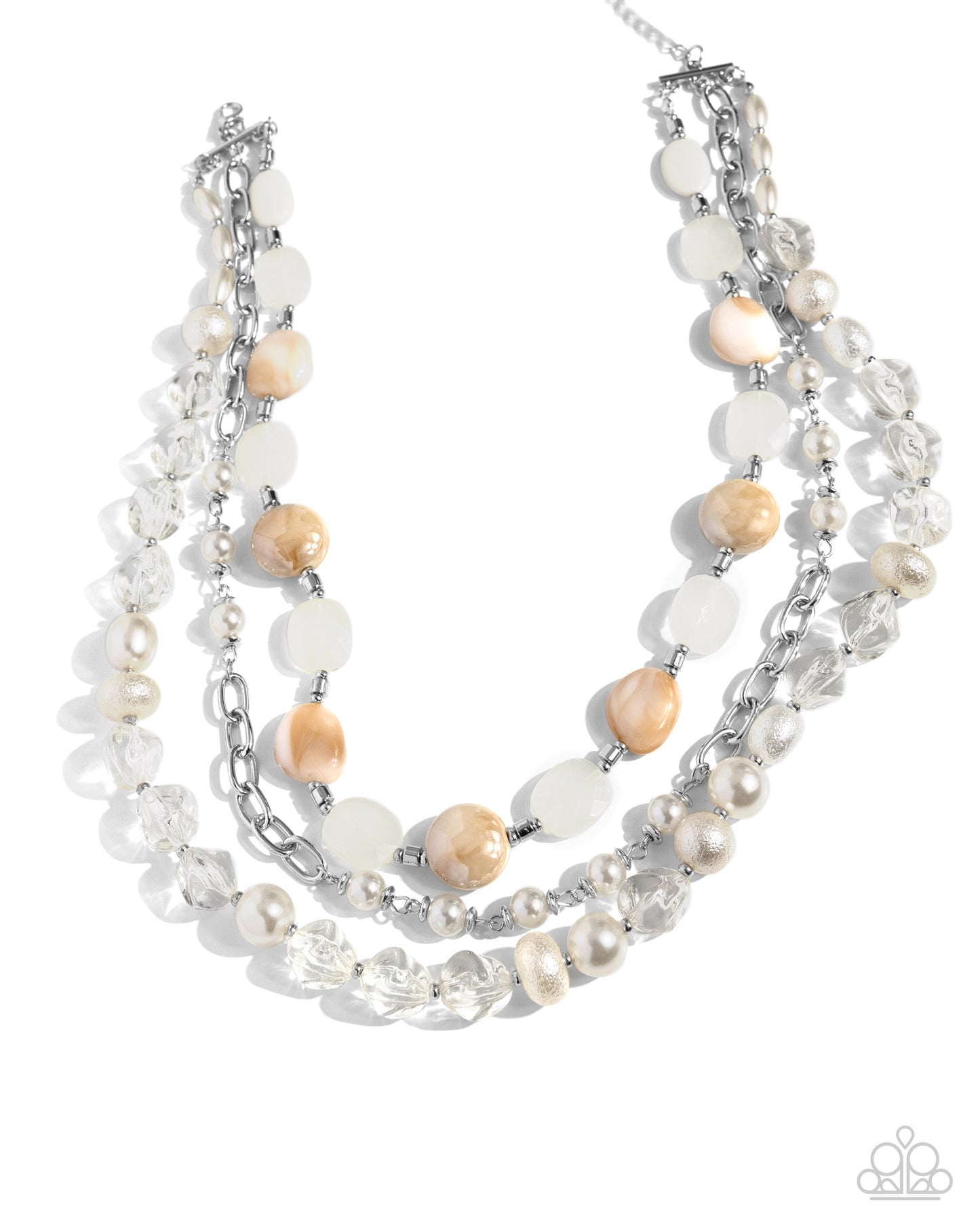 Paparazzi - Essential Elegance - White Necklace