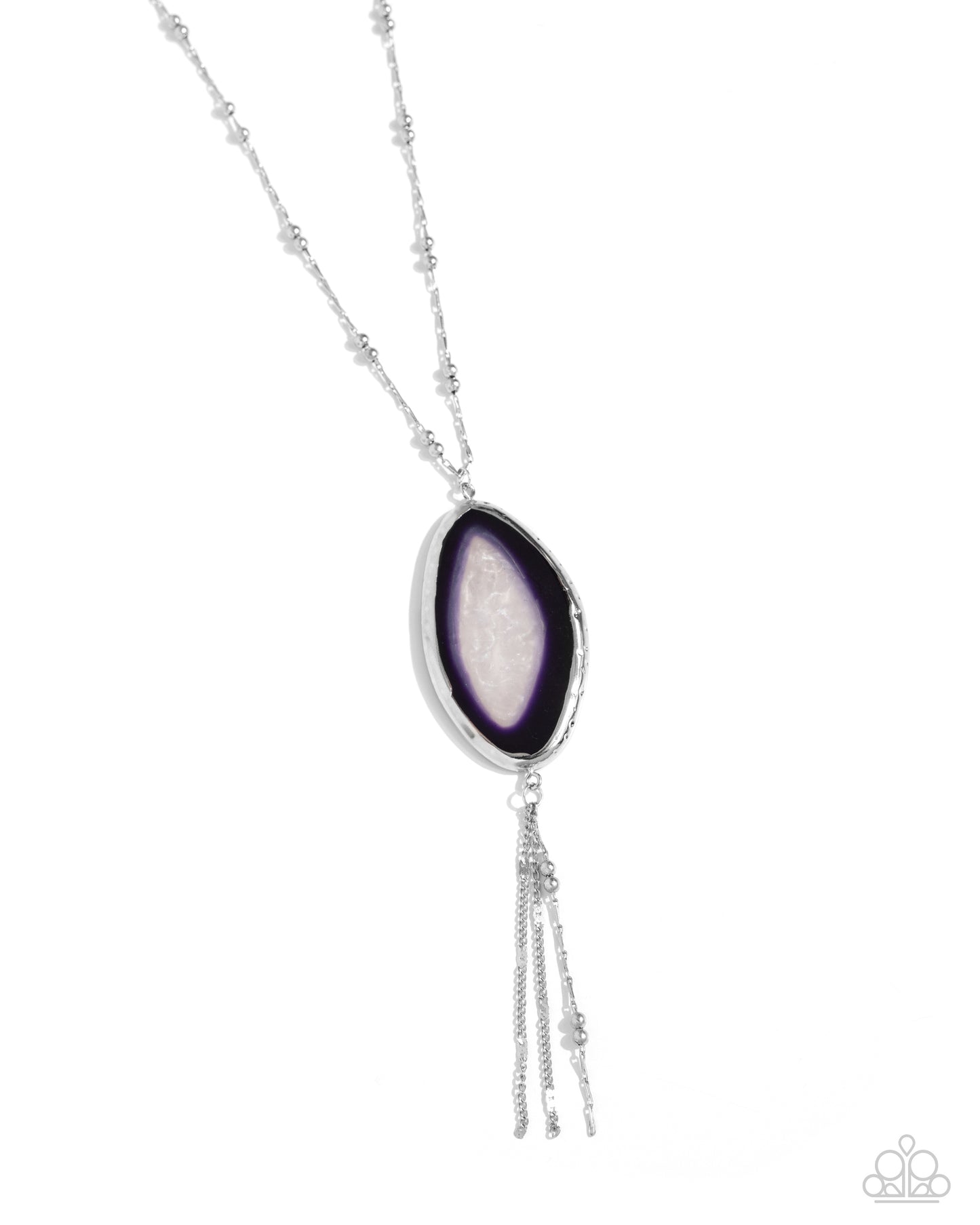 Paparazzi - Geode Gamble - Purple Necklace