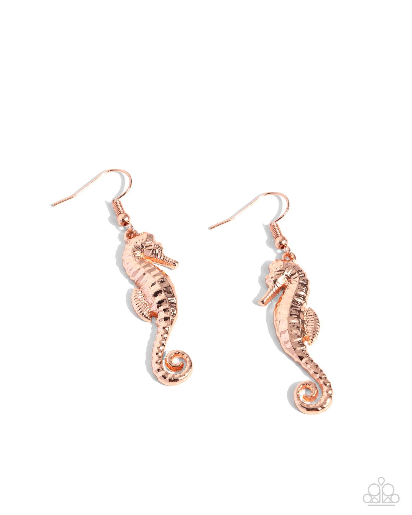 Paparazzi Seahorse Sheen - Copper Earrings