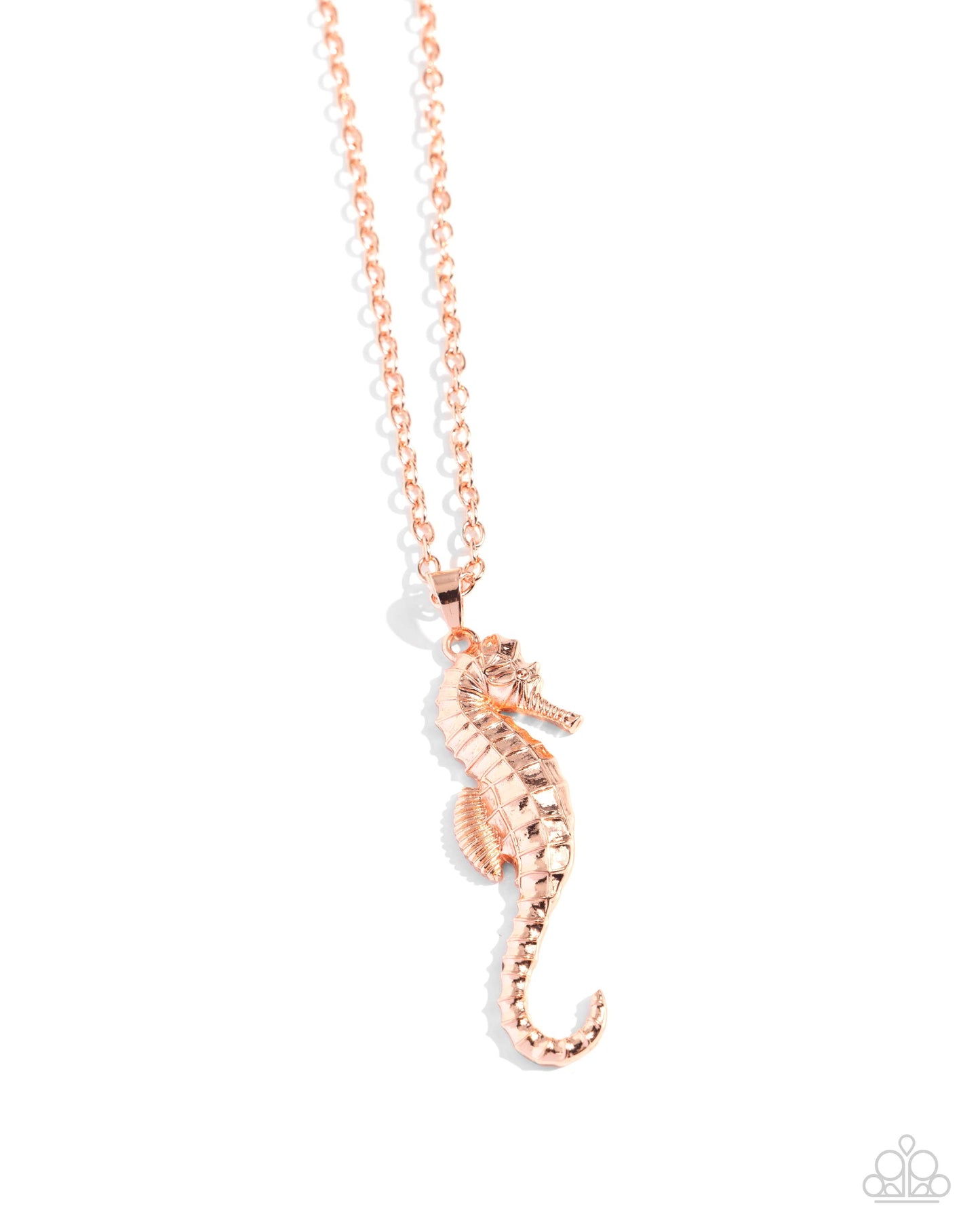 Paparazzi Sparkling Seahorse - Copper Necklace