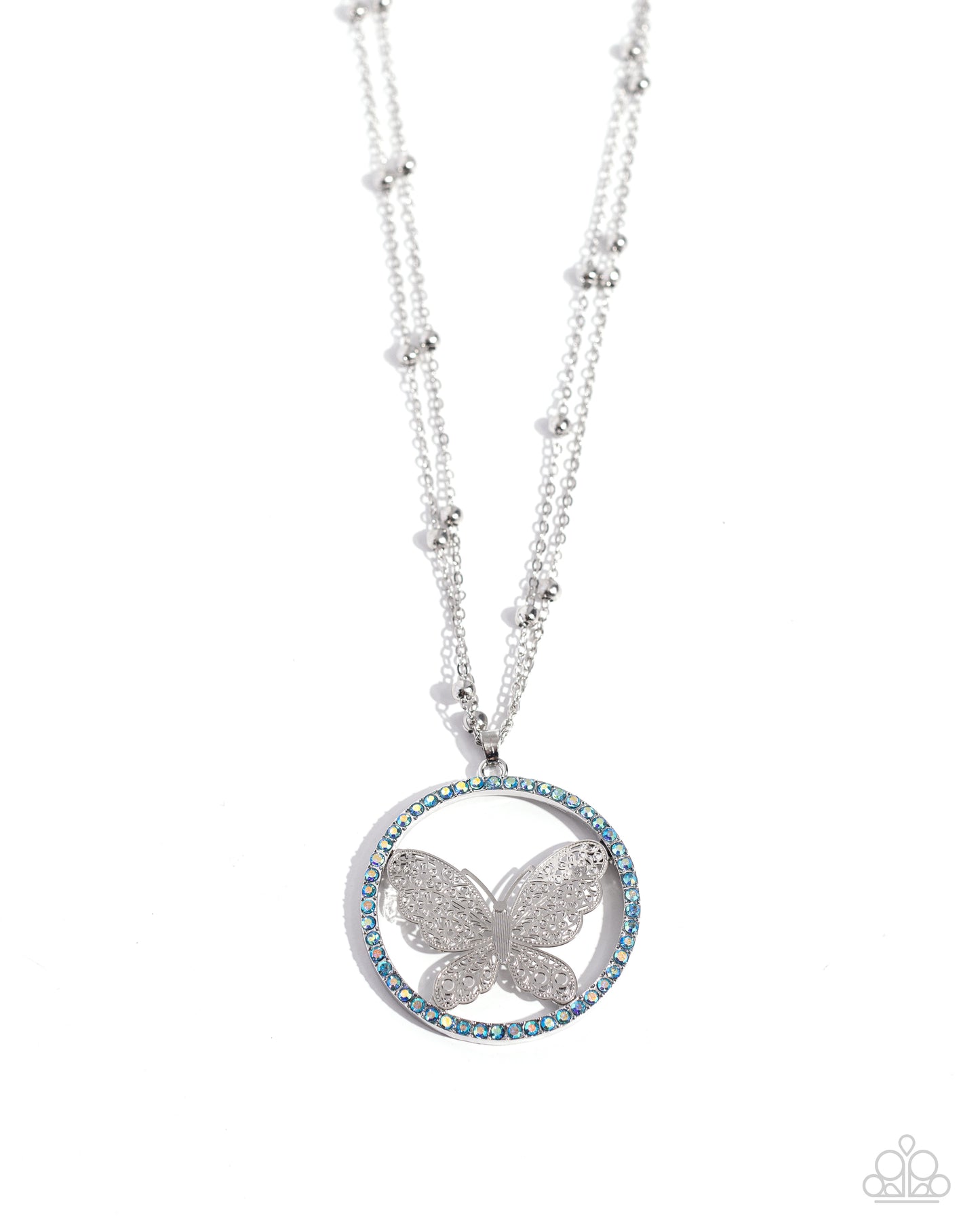 Paparazzi - Festive Flight - Blue Necklace