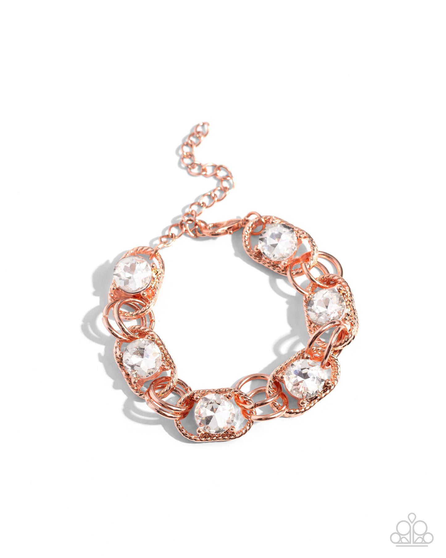 Paparazzi - Serrated Secret - Copper Bracelet