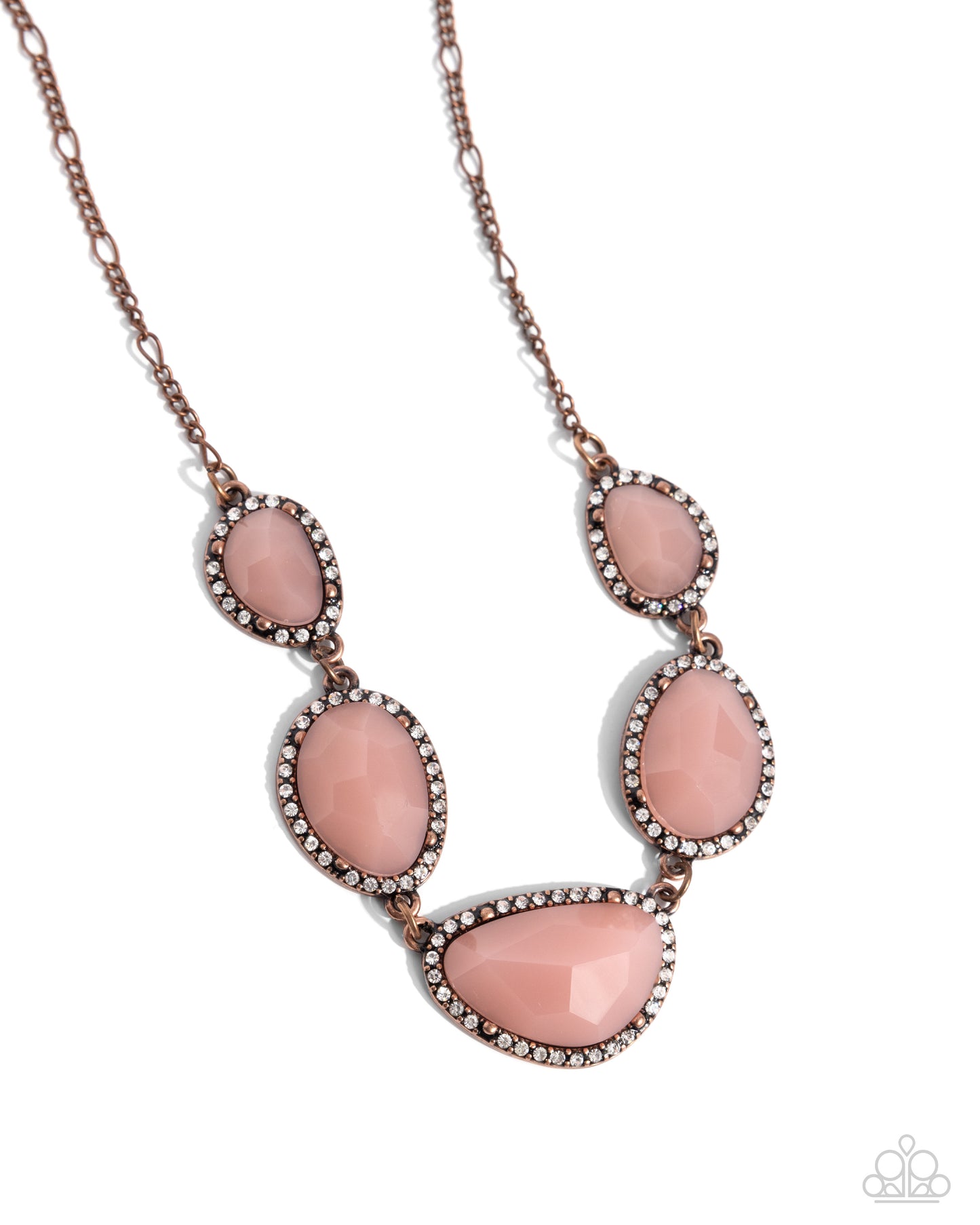 Paparazzi - Active GLISTENING - Copper Necklace