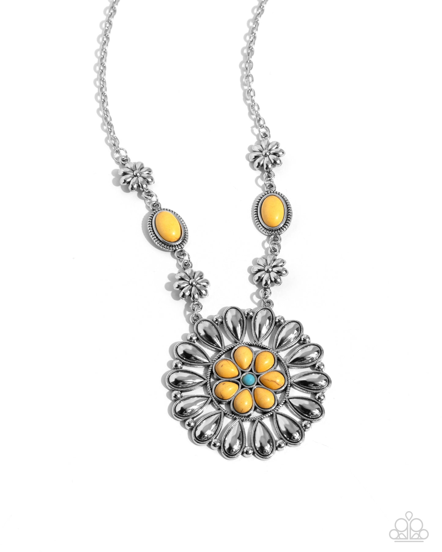Paparazzi - Ornate Opinion - Yellow Necklace