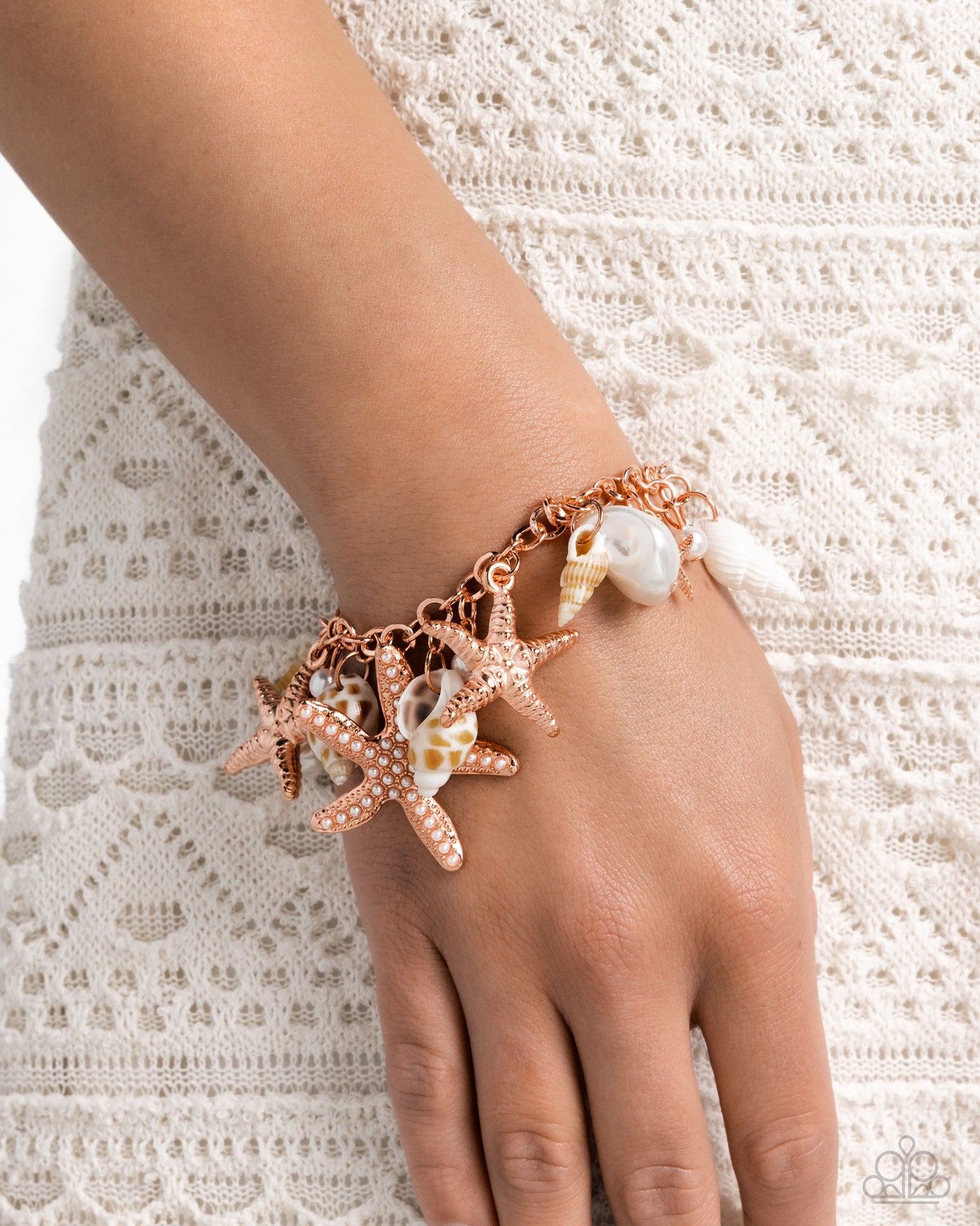 Paparazzi Seashell Song Copper Bracelet