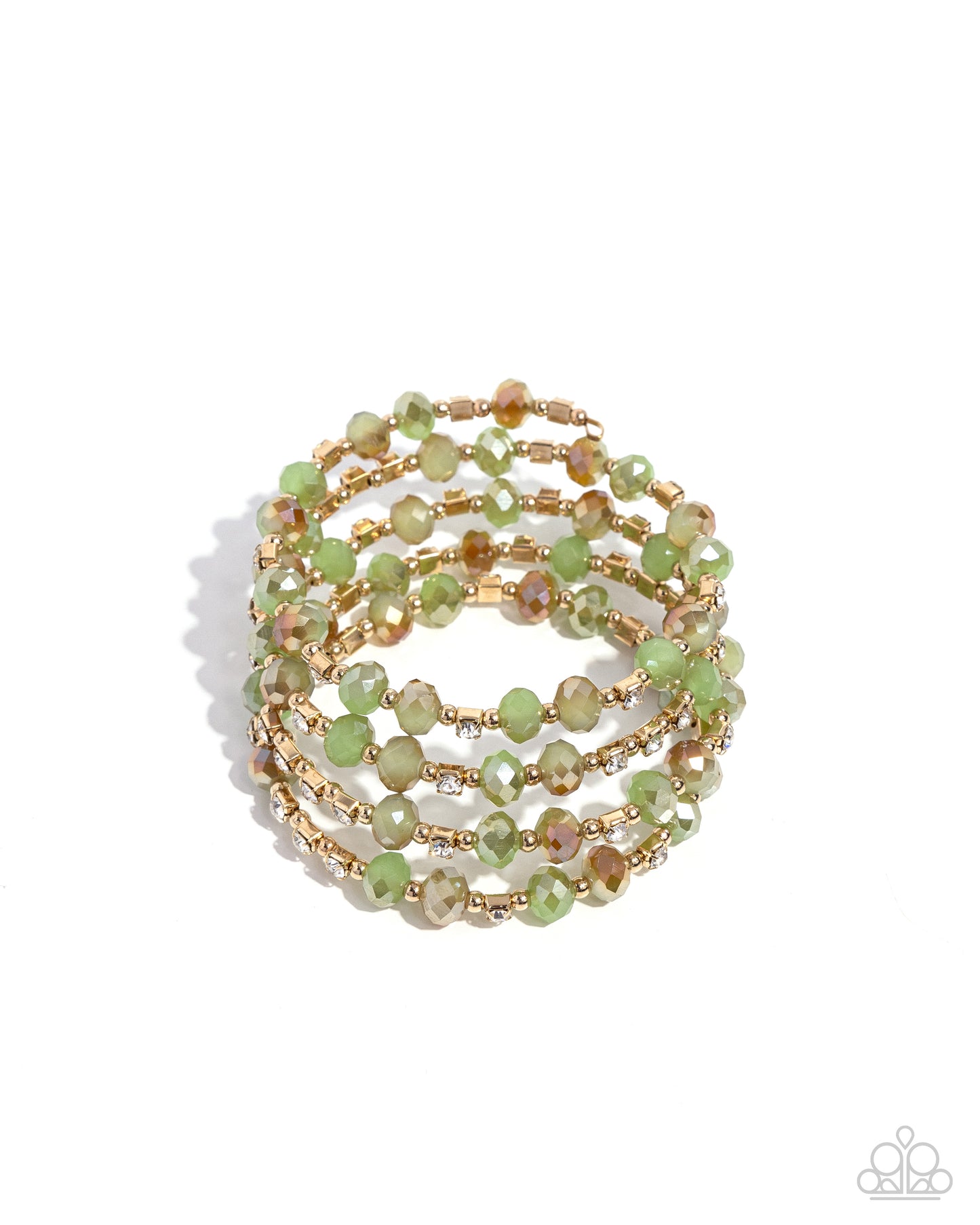 Paparazzi - Refined Reality - Green Bracelet