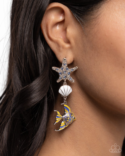 Paparazzi - Under the Reef - Multi Earrings