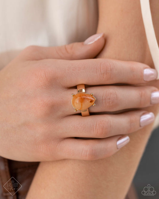Paparazzi - Marbled Moderato - Orange Ring