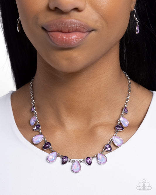 Paparazzi - Summer Season - Purple  Necklace