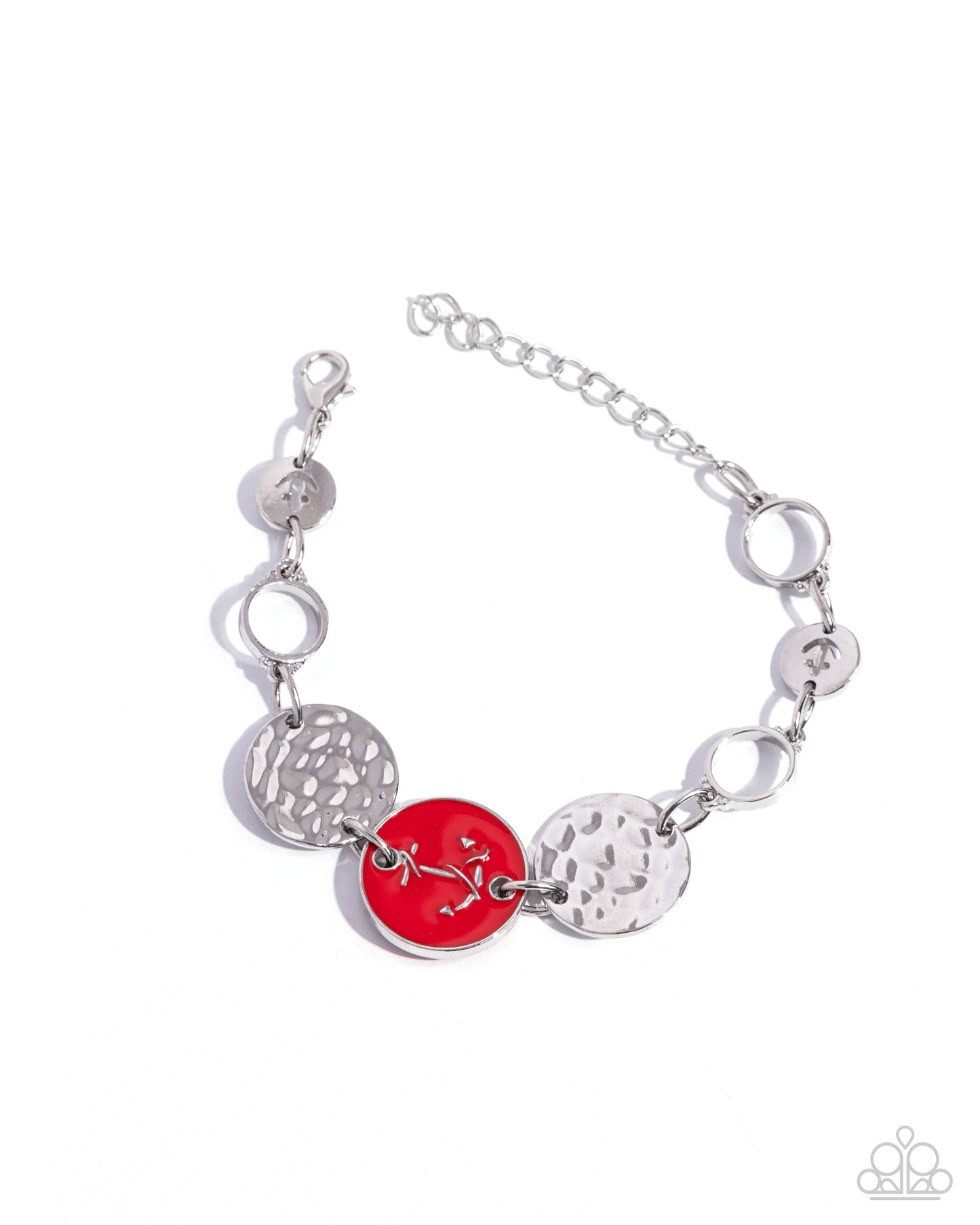 Paparazzi - Anchor Alignment - Red Bracelet