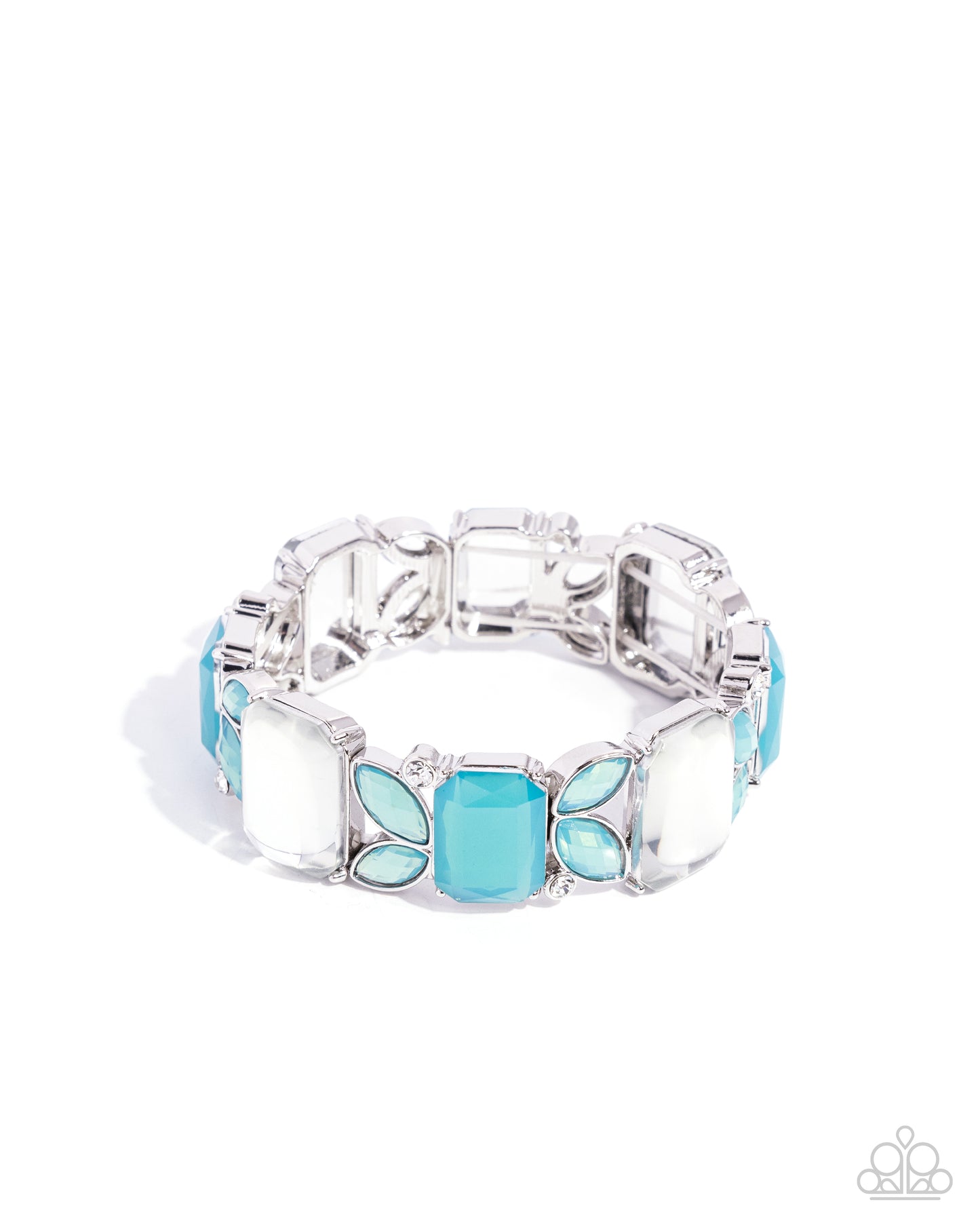 Paparazzi - Lavish Laurels - Blue Bracelet