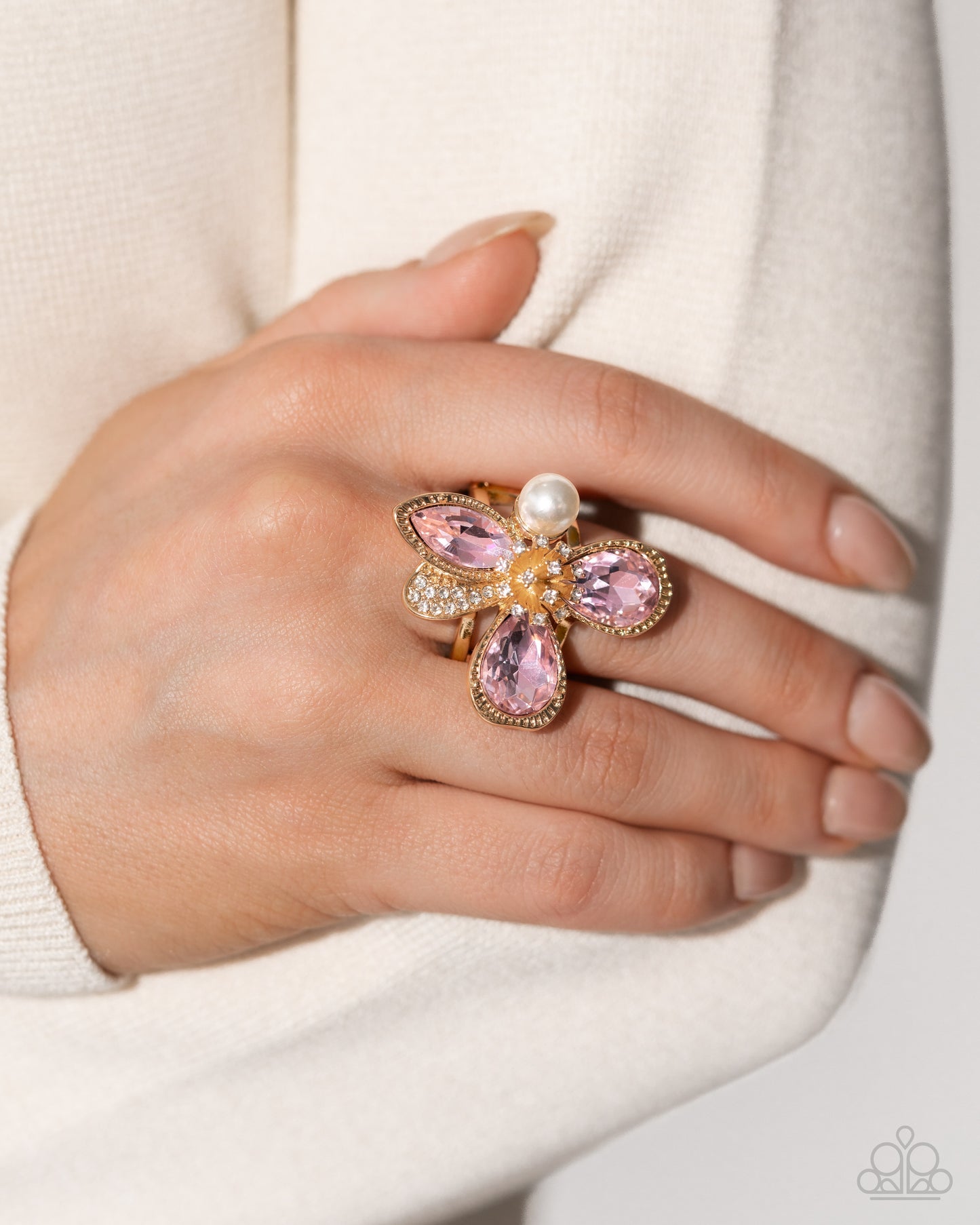 Paparazzi - FLORAL Excellence - Pink Ring