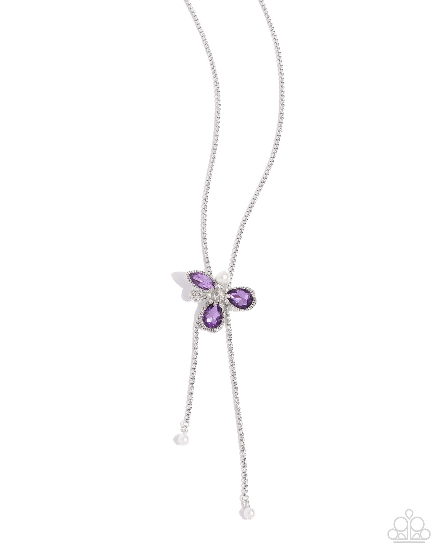 Paparazzi - FLORAL Values - Purple Necklace