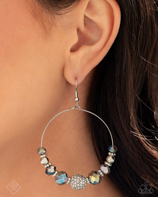 Paparazzi - Ignited Intent - Silver Earrings