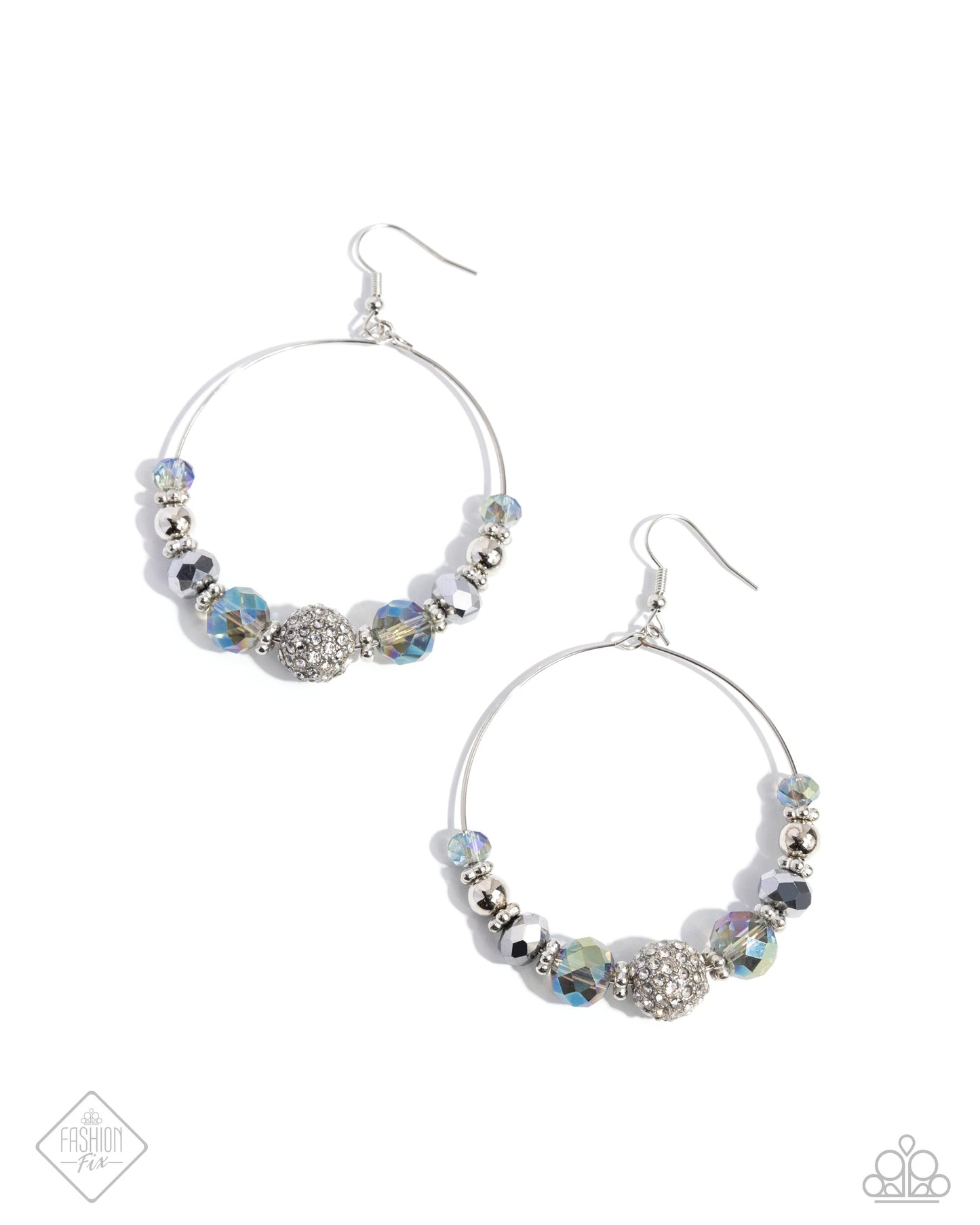 Paparazzi - Ignited Intent - Silver Earrings