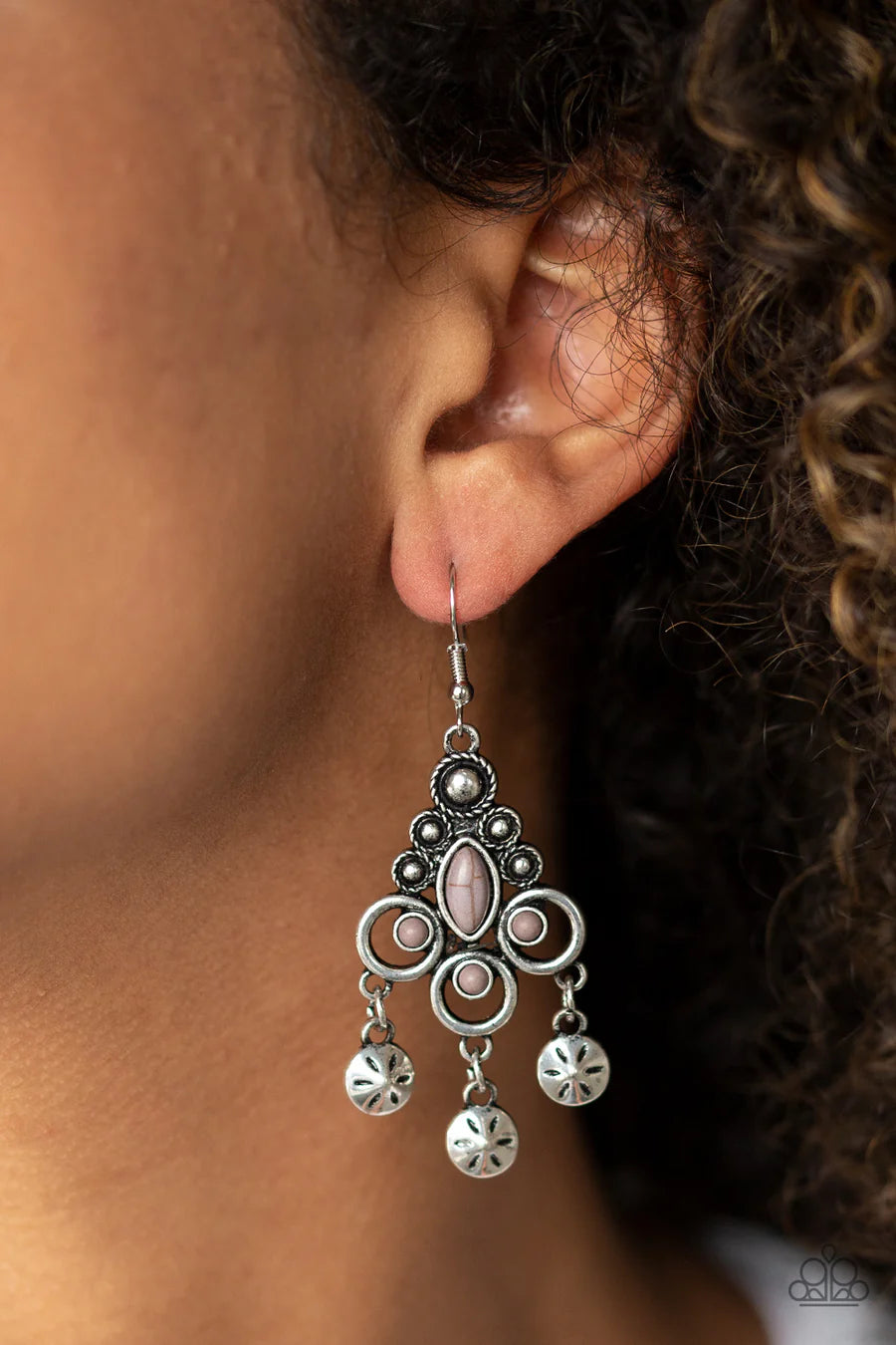 Paparazzi "SOUTHERN EXPRESSIONS" Silver Earrings