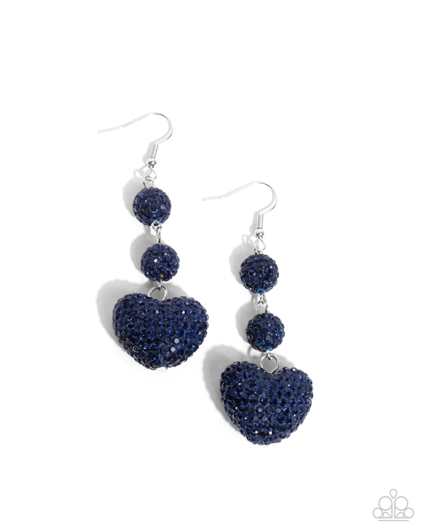 Paparazzi - Vision in Shimmer - Blue Earrings