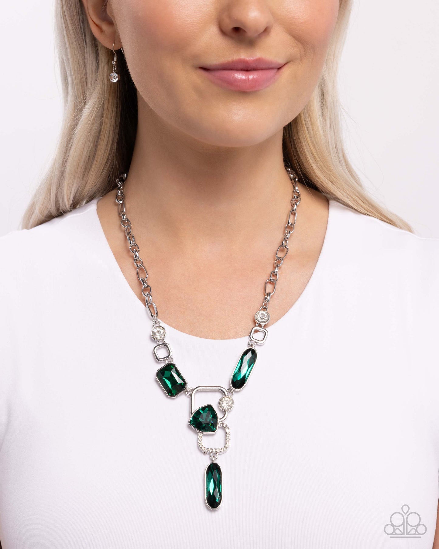 Paparazzi - Artistic Elegance - Green Necklace