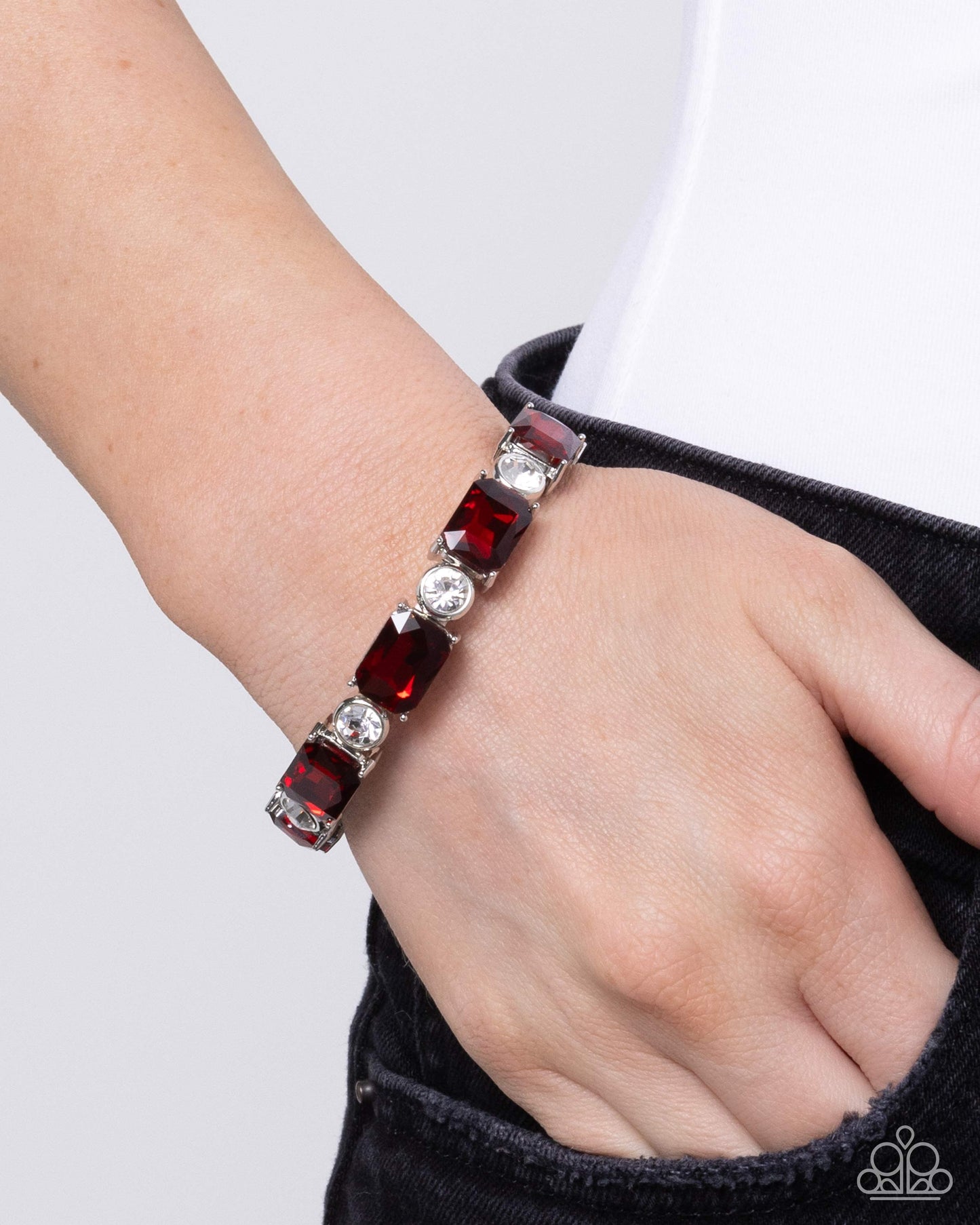 Paparazzi - Tonight Only! - Red Bracelet