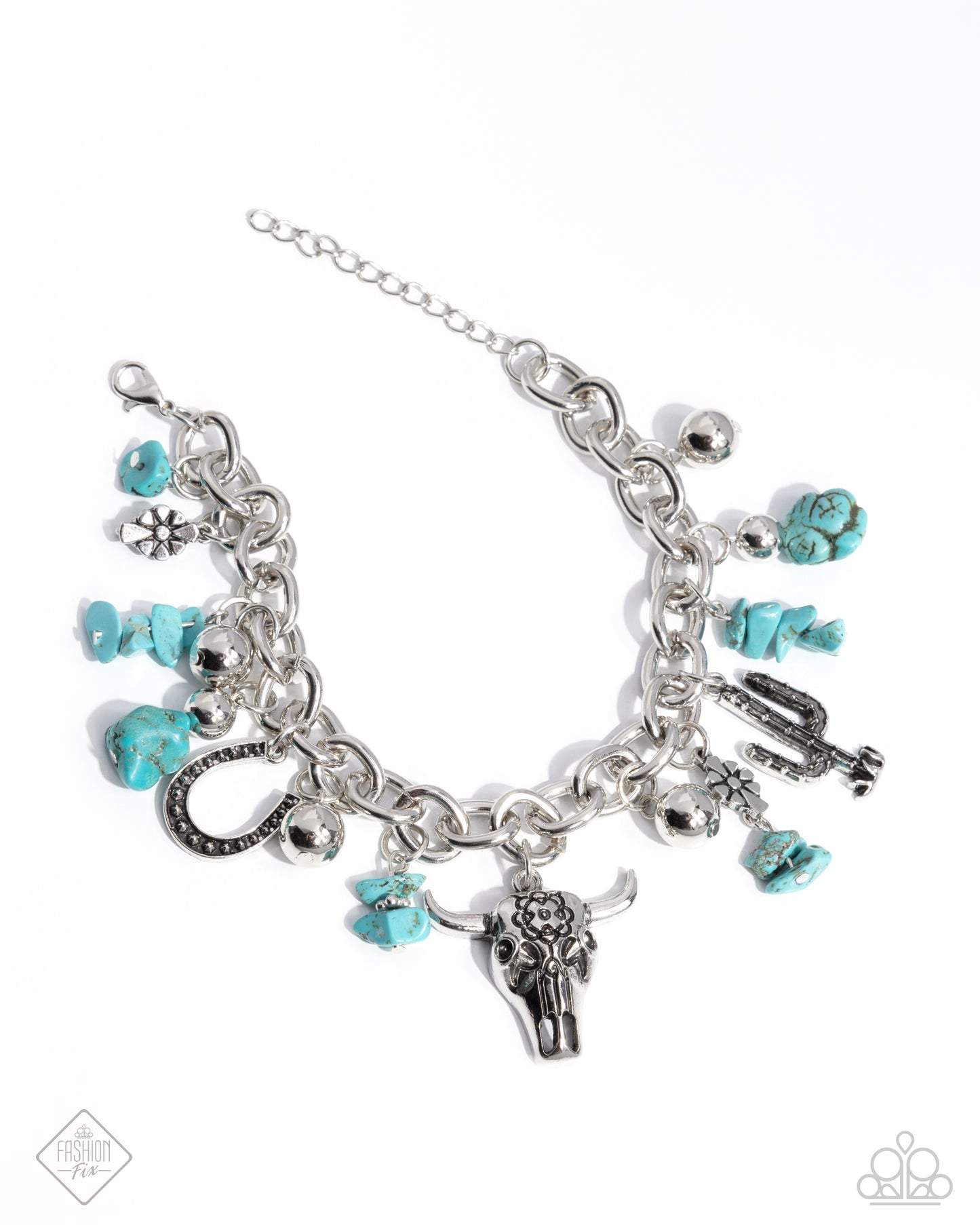 Paparazzi - Wild West Wardrobe - Blue Bracelet