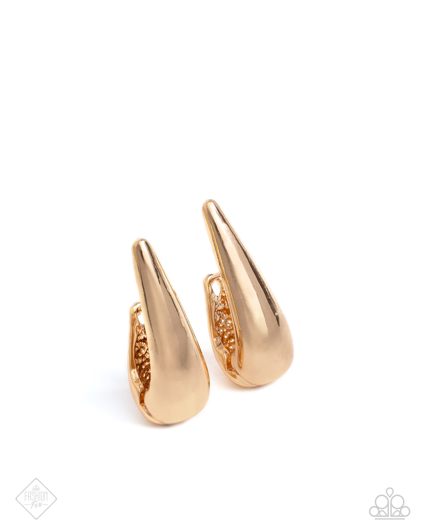 Paparazzi - Positive Change - Gold Earrings