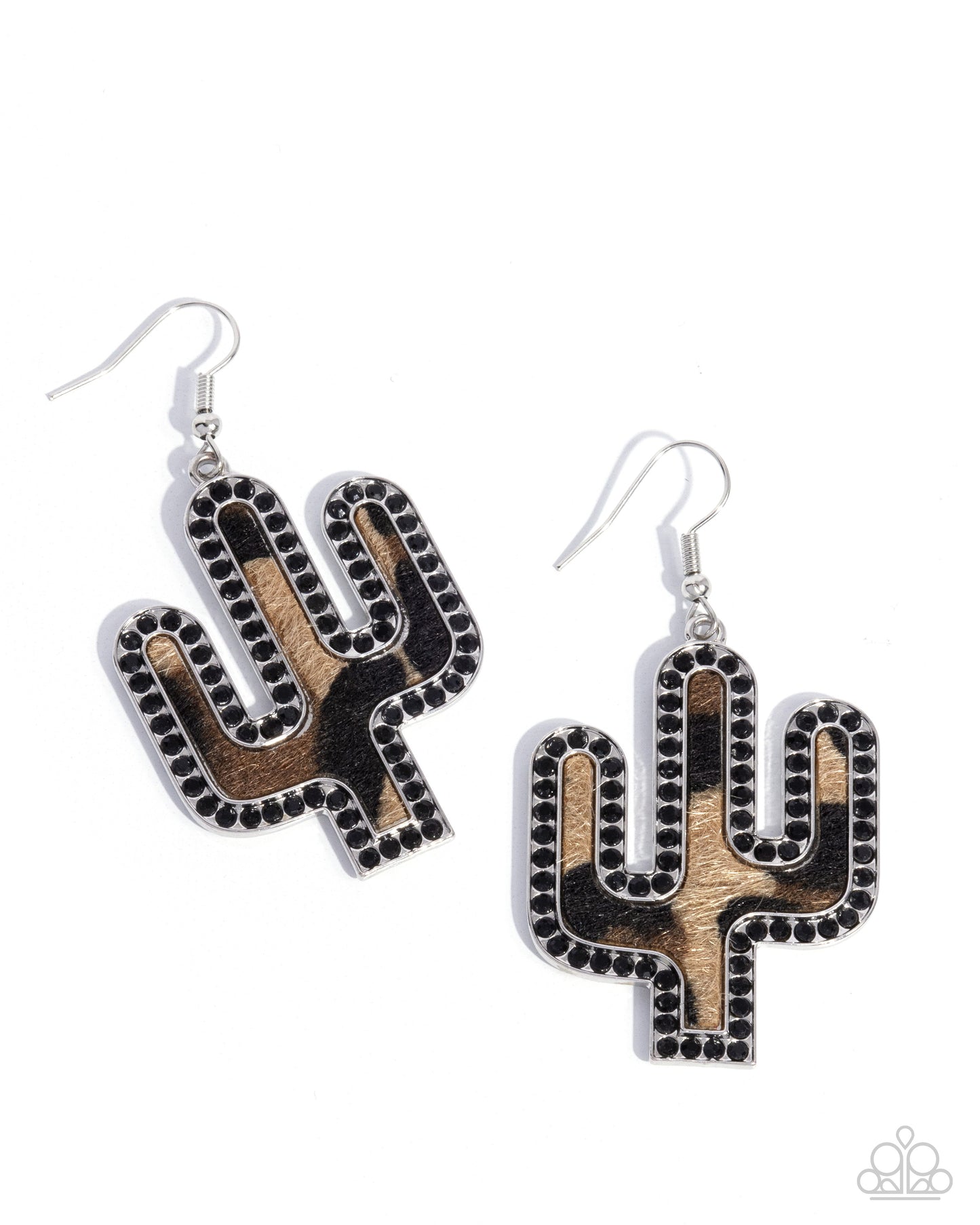 Paparazzi Western Worth - Black Earrings