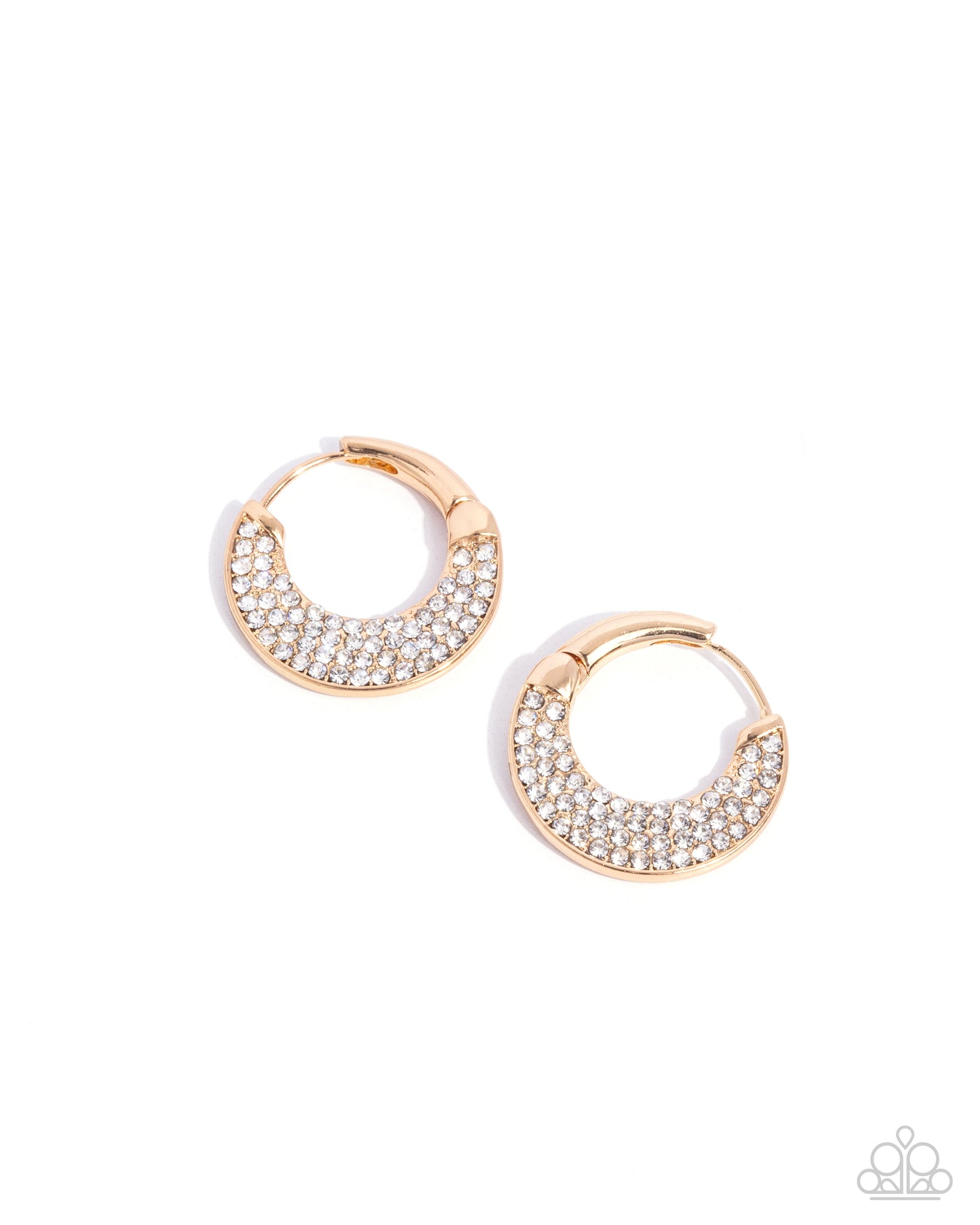 Paparazzi Winking Whimsy - Gold Earrings