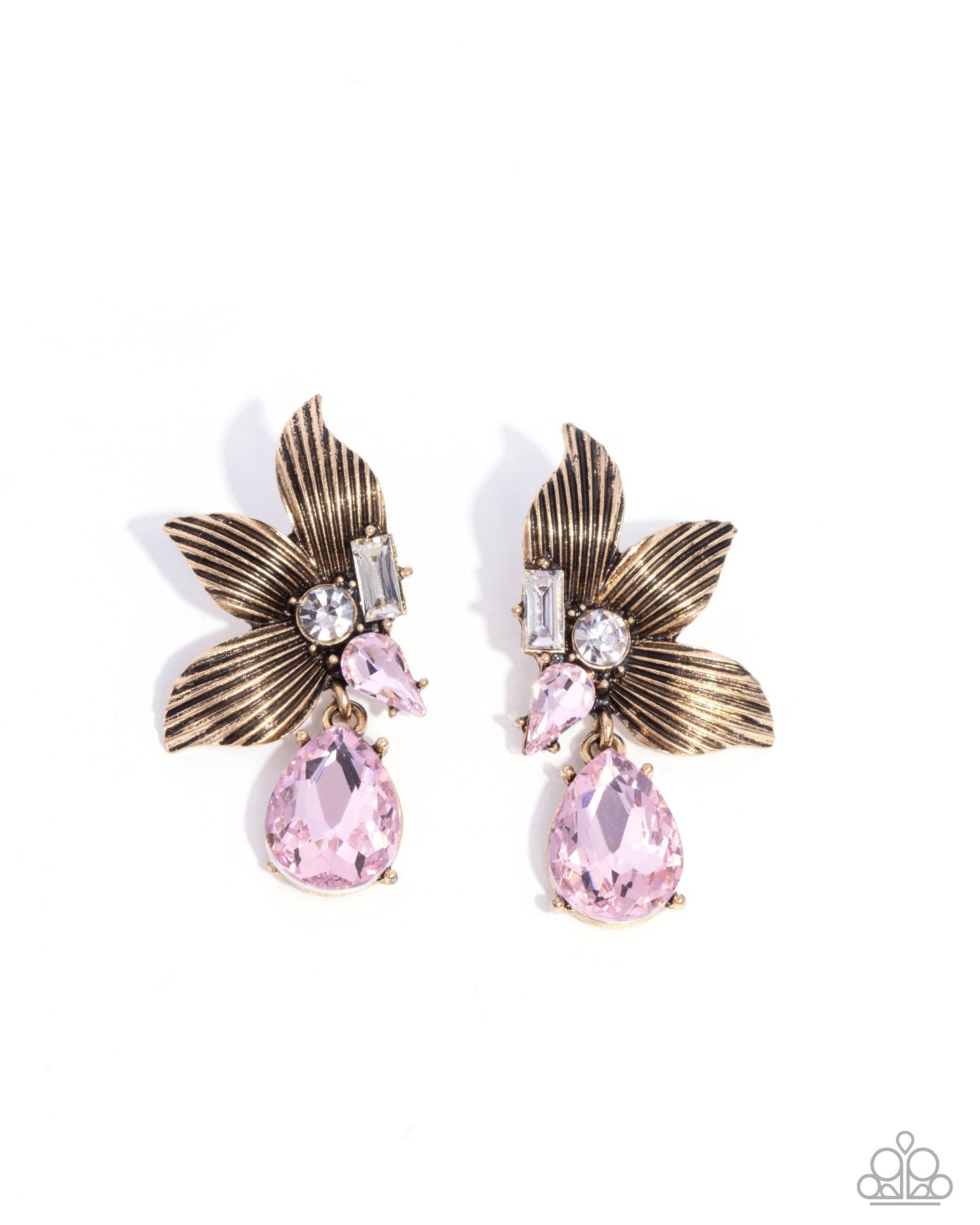 Paparazzi - Showstopping Symphony - Pink Earrings