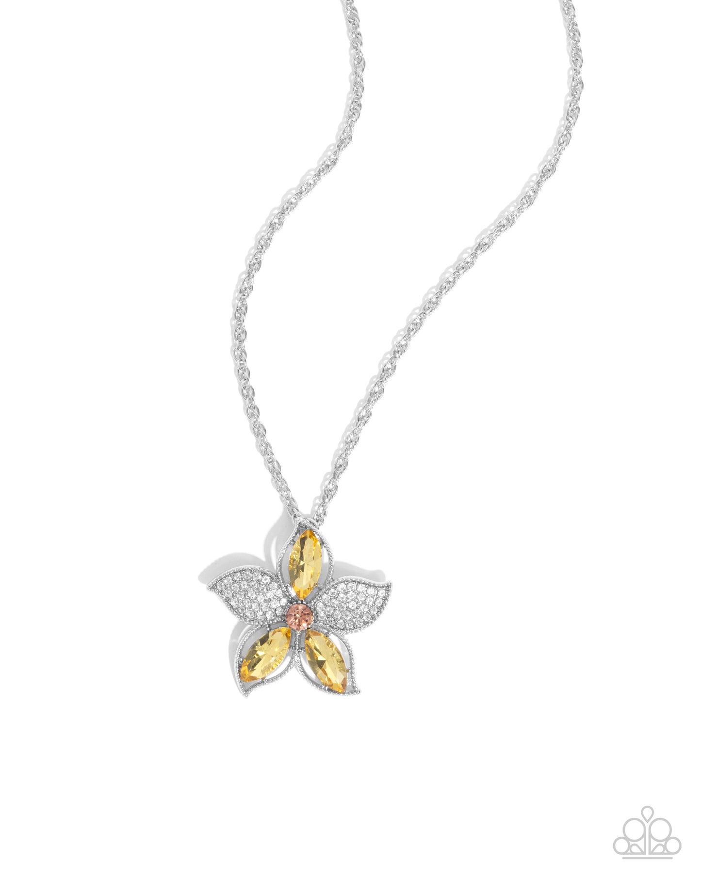 Paparazzi - Favorite Flower - Yellow Necklace