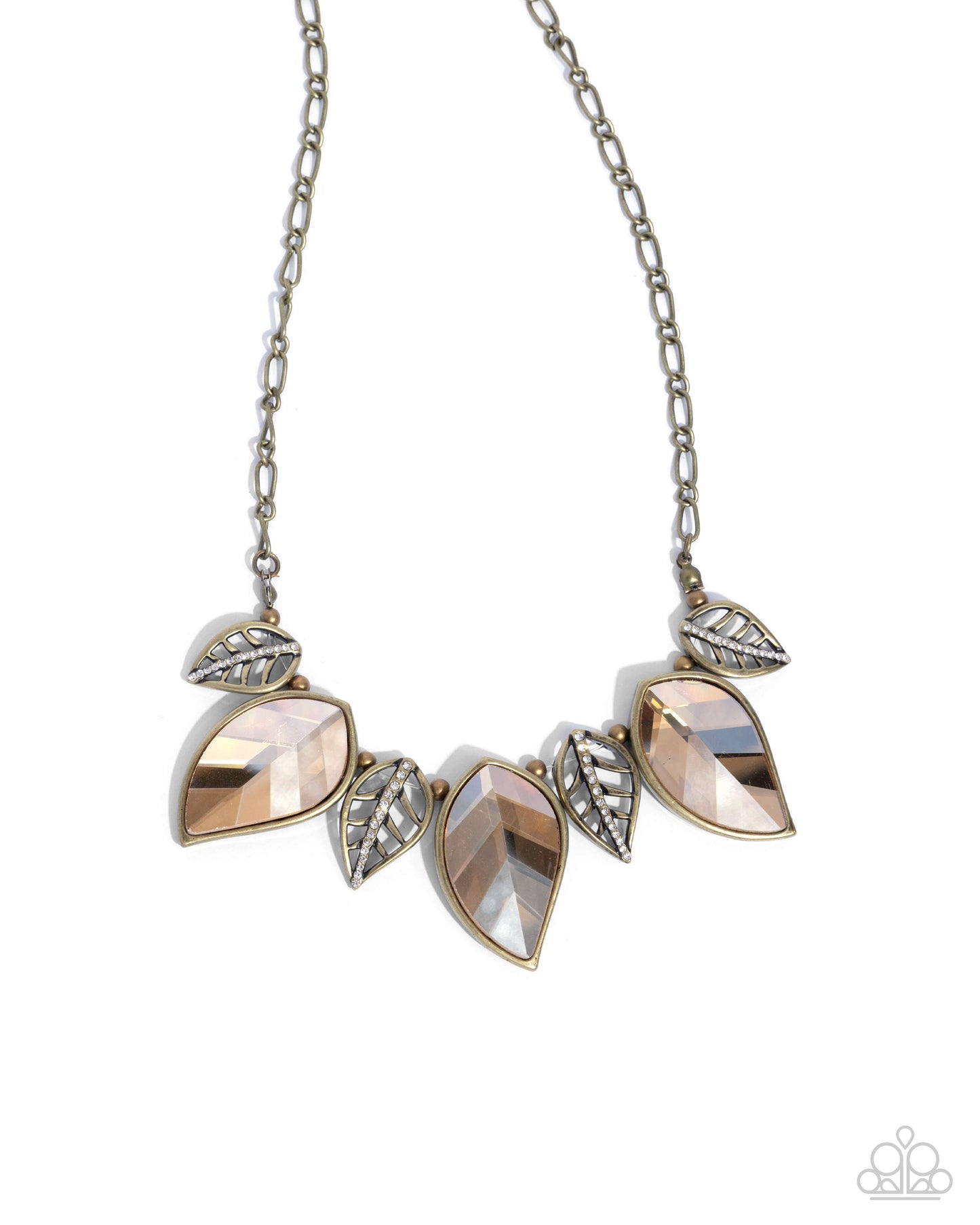 AAA Paparazzi Leafy Leader - Brass Necklace