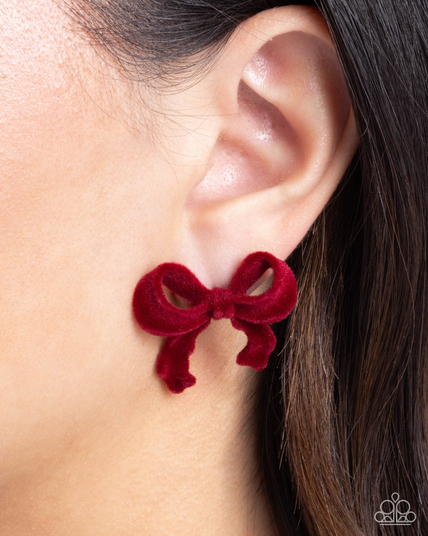 Paparazzi - Dapper Dedication - Red Earrings