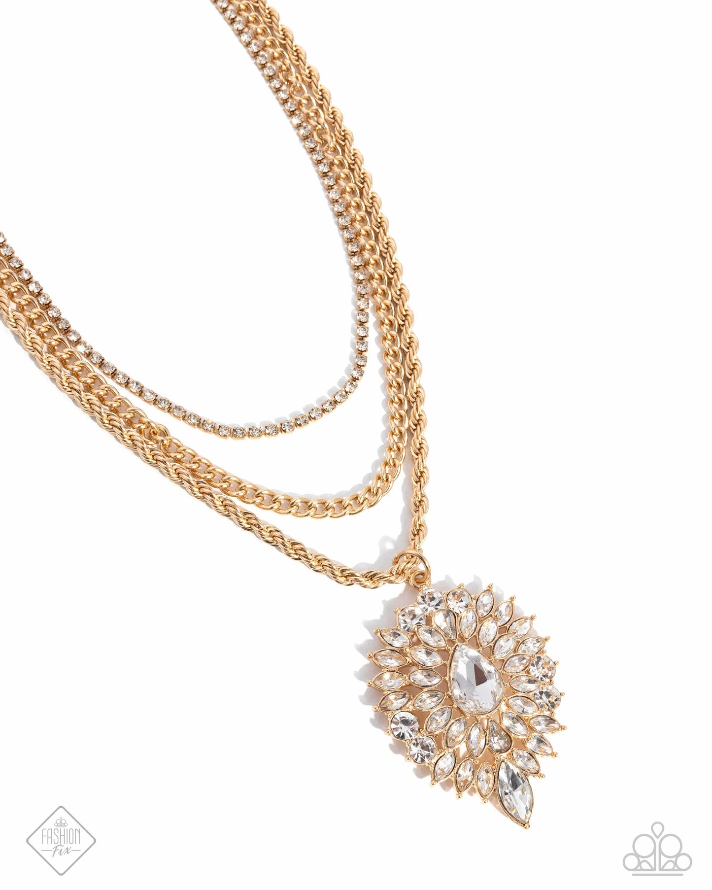 Paparazzi Adorably Administrative - Gold Necklace