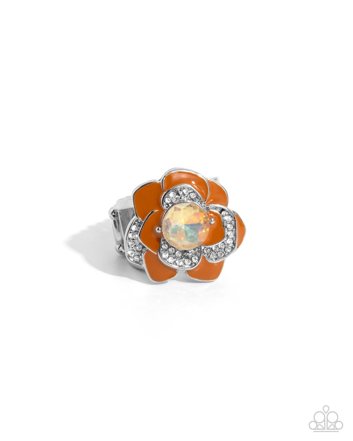 Paparazzi Bridging Bling - Orange Ring