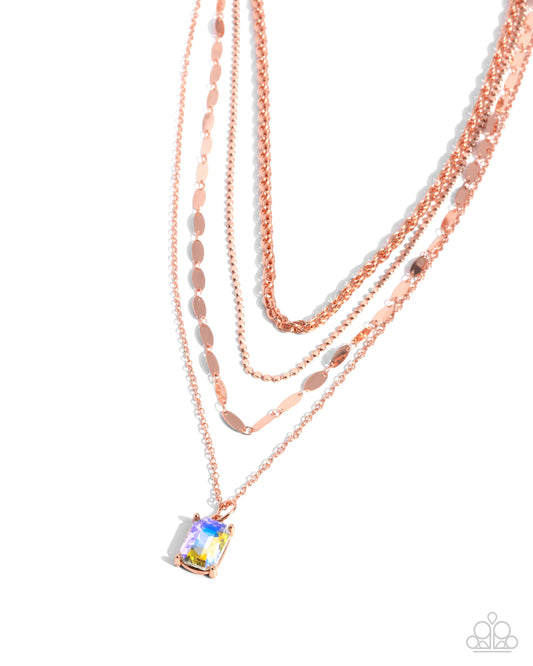 Paparazzi Partnership Promise - Copper Necklace