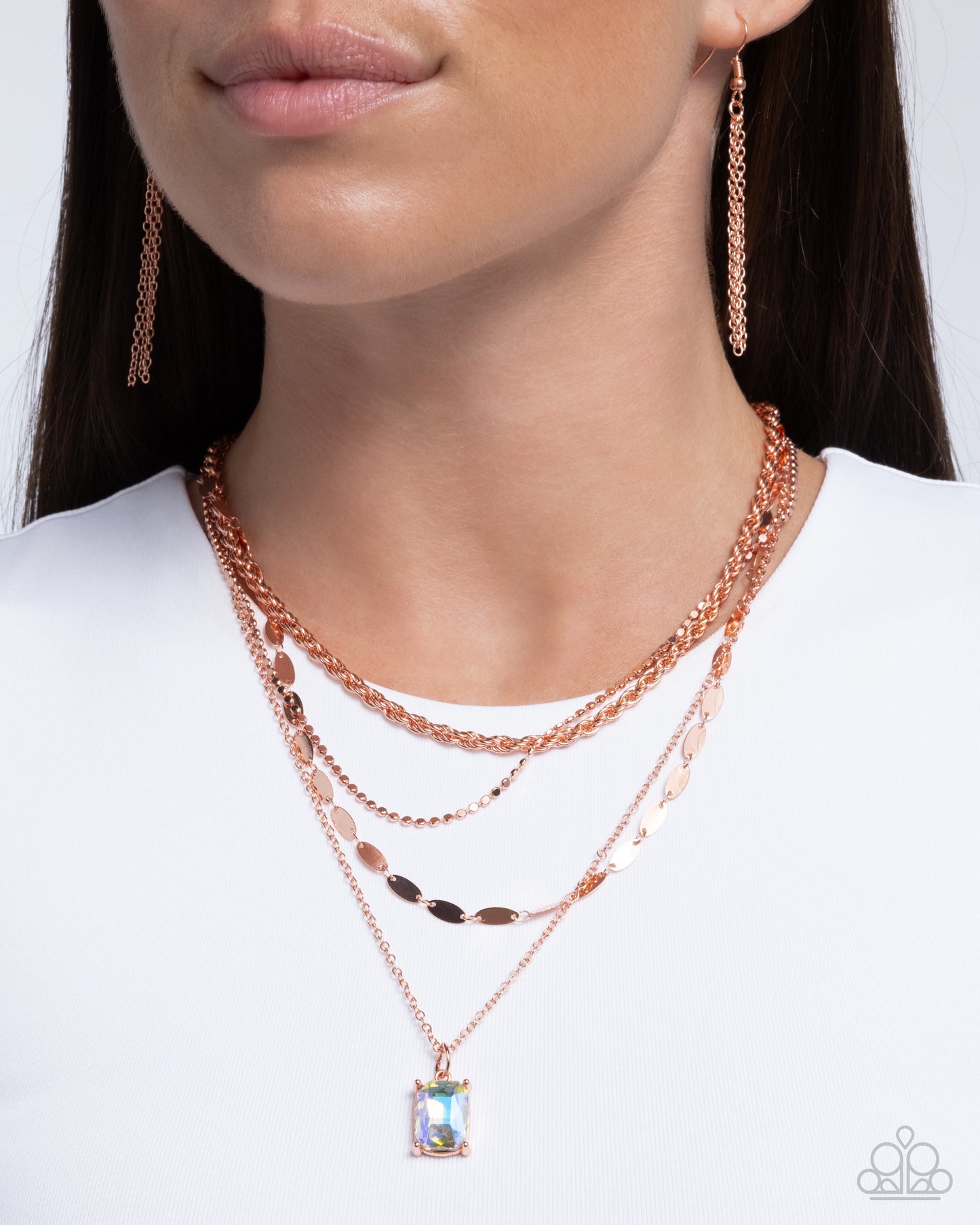 Paparazzi Partnership Promise - Copper Necklace