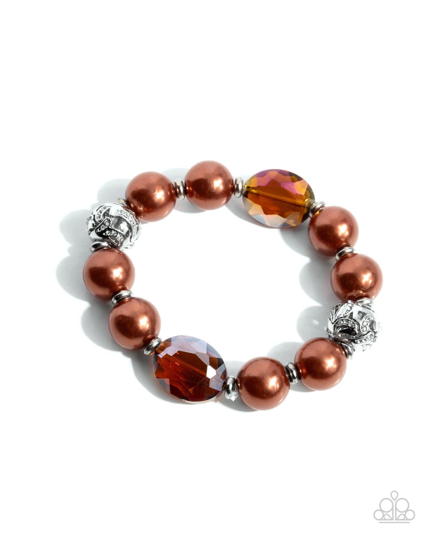 Paparazzi Ornamental Outfit - Brown Bracelet