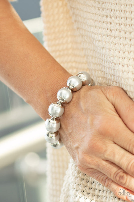 Paparazzi  - One Woman Show-STOPPER - Silver Bracelet