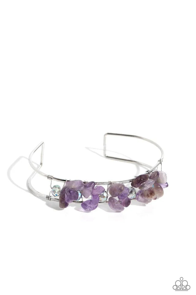 Paparazzi Handcrafted Headliner Purple Bracelet