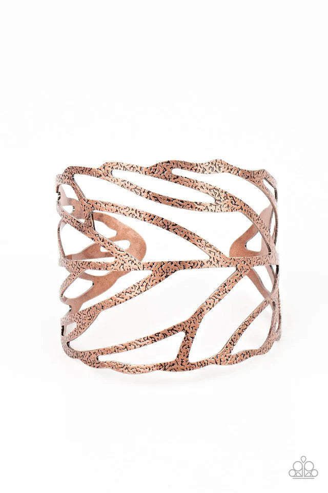 Paparazzi FLOCK, Stock, and Barrel - Copper Bracelet