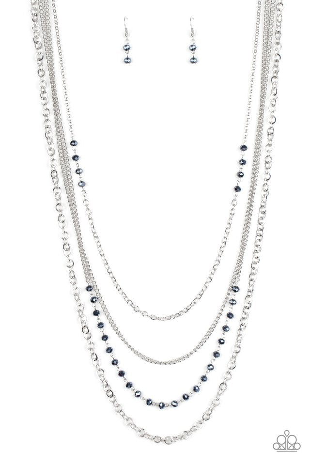 Flickering Lights -Paparazzi  Blue Necklace