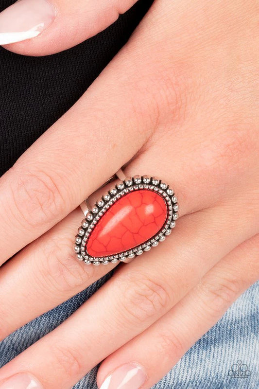 Paparazzi Ring ~ Urban Elements - Red