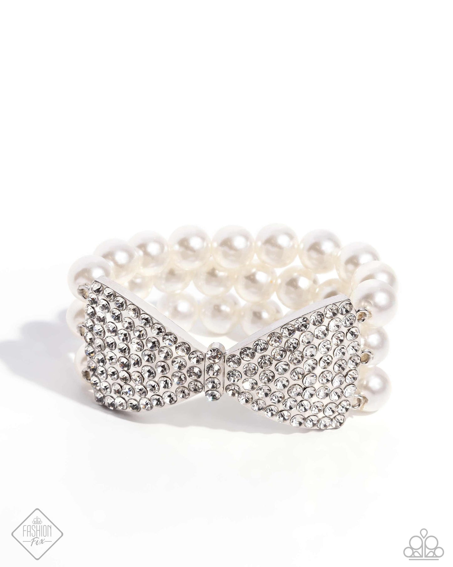 Dashing Demeanor - White - Paparazzi bracelet