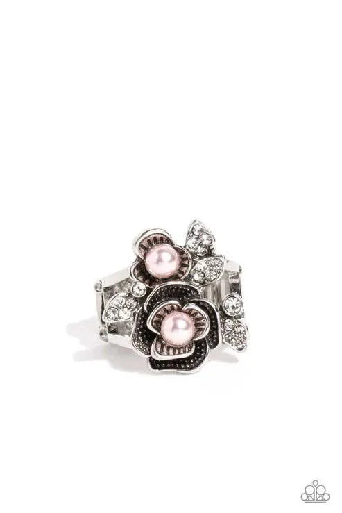 Paparazzi Fine-BLOOMING - Pink Ring