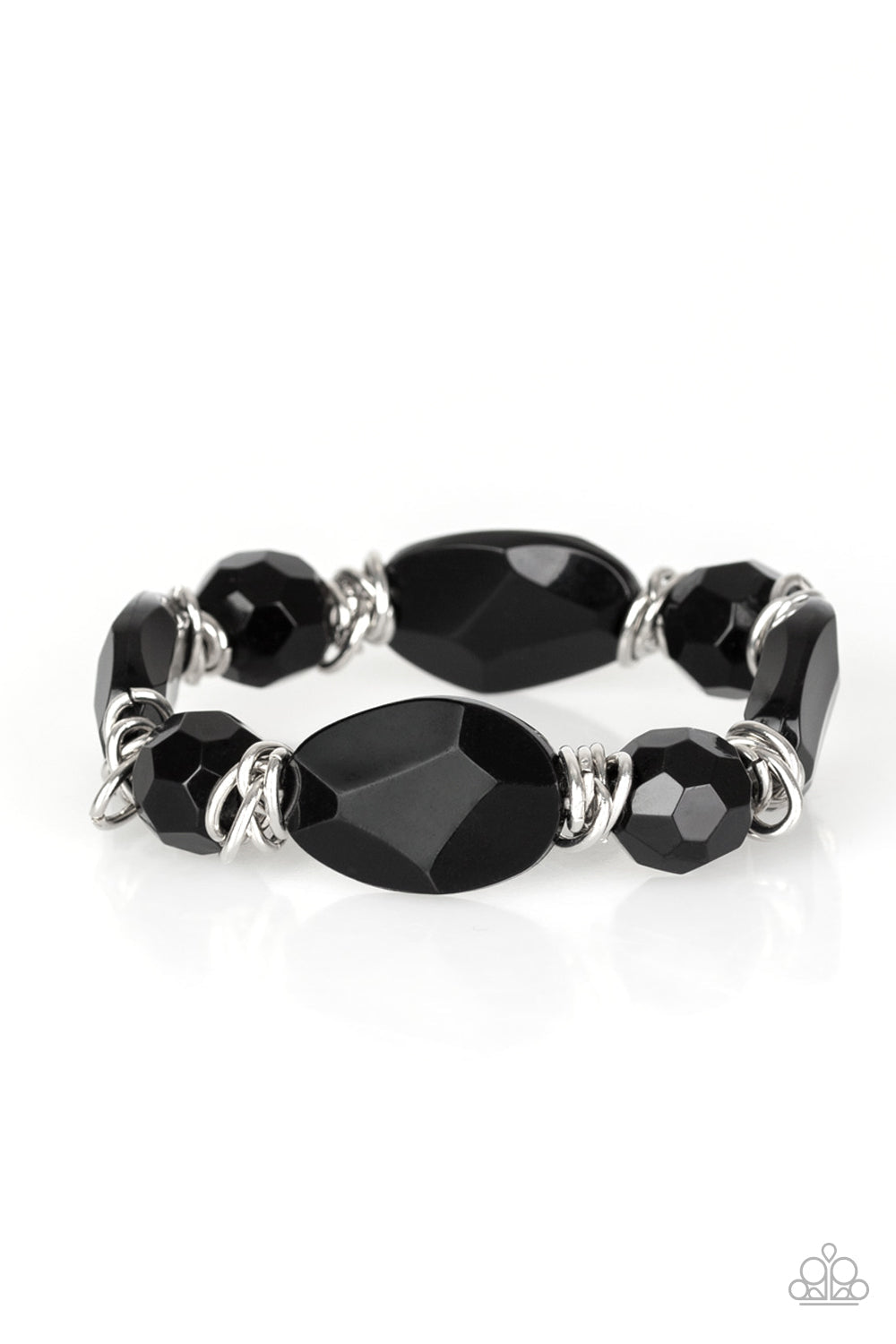 Paparazzi Savor The Flavor Black Bracelet