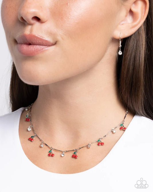 Paparazzi California Cherries Red Necklace