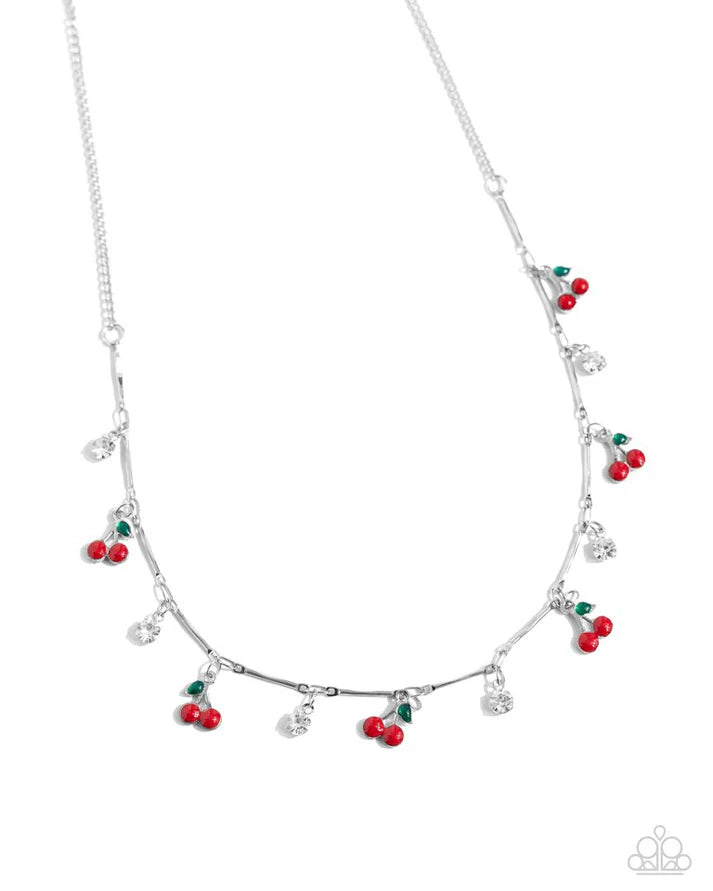 Paparazzi California Cherries Red Necklace