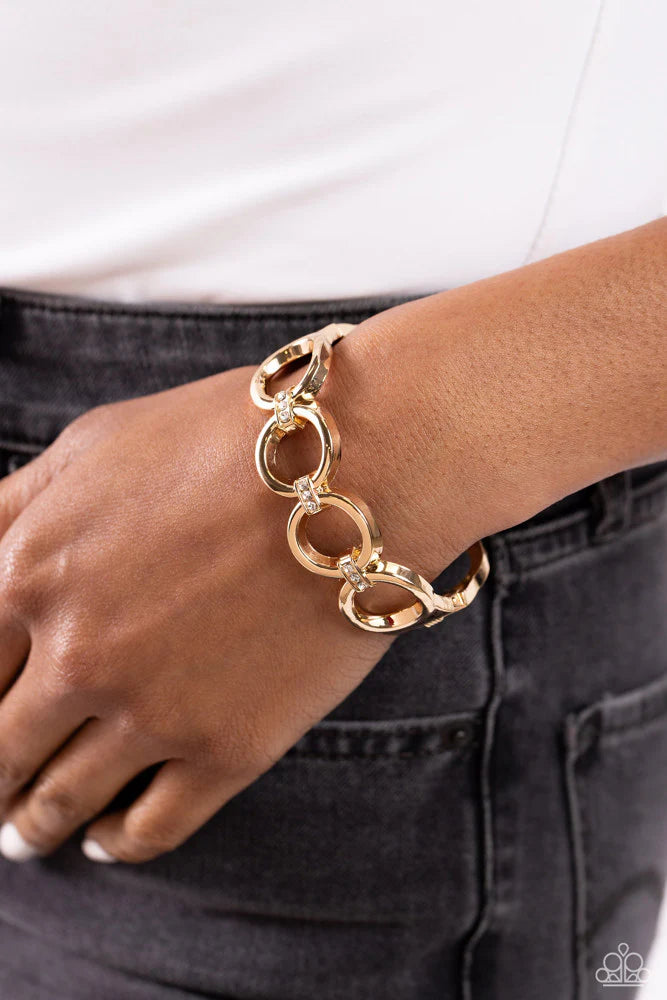 Paparazzi Chic Collection Gold Bracelet