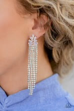 Paparazzi - Overnight Sensation - White November Life of the Party Earrings
