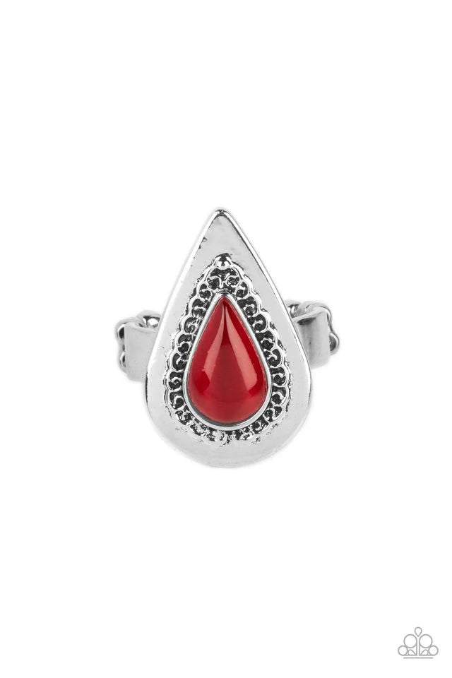 Paparazzi Ring ~ Earthy Glow - Red